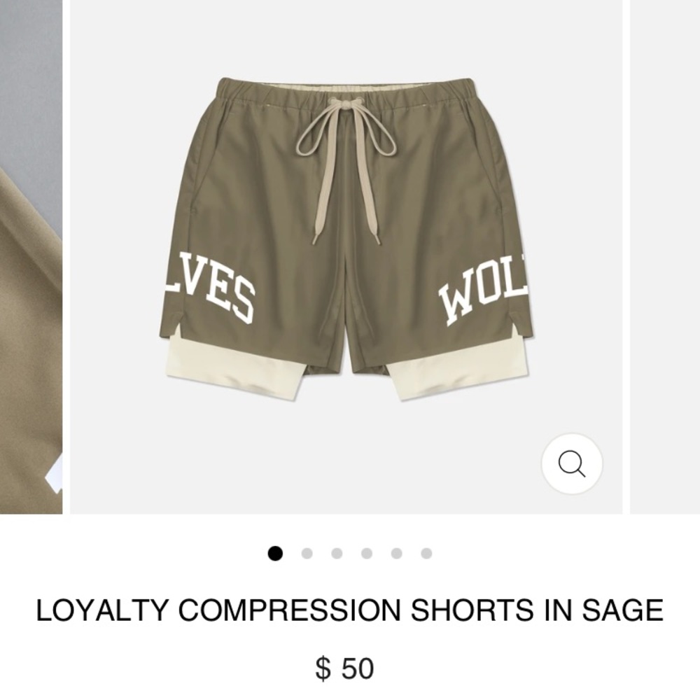 Darc sport wolves shorts #721/1000 Bushido Code
